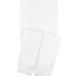 Jefferies Socks Jefferies Socks Scalloped Pima Cotton Footless Tights 1 Pair - White