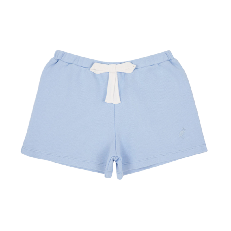 The Beaufort Bonnet Company The Beaufort Bonnet Company - Shipley Shorts Beale Street Blue With Worth Avenue White Bow & Stork