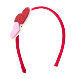 Wee Ones Wee Ones Layered Large Double Heart Headband