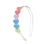 Lilies & Roses Pastel Candy Hearts Pearlized Headband