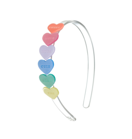 Lilies & Roses Pastel Candy Hearts Pearlized Headband