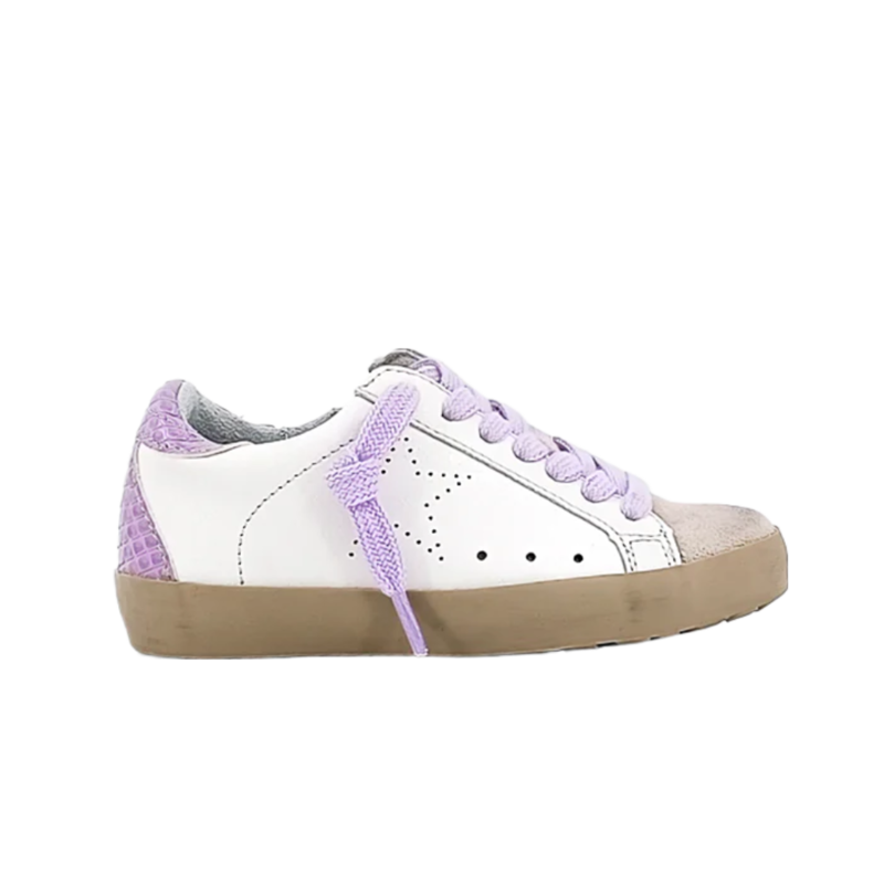 ShuShop ShuShop Mia Lilac Snake Sneakers