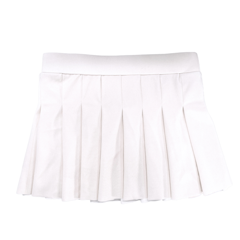 Shade Critters White Pleated Active Skirt