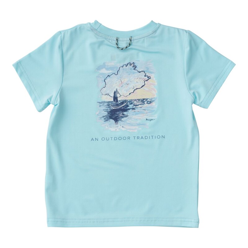 PRODOH Prodoh Aqua-Esque Fishing Net Pro Performance Fishing Tee