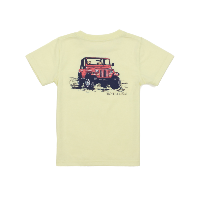 Properly Tied Properly Tied SS Light Yellow Tee - Offroad