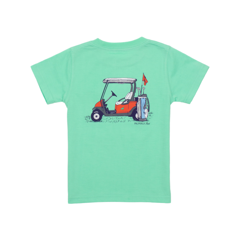 Properly Tied Properly Tied SS Wash Green Tee - Country Club