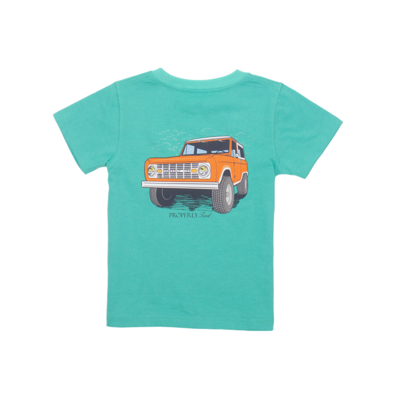 Properly Tied Properly Tied SS Soft Green Tee - Truckin'