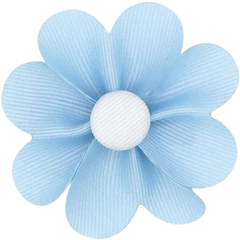 Wee Ones Wee Ones Millennium Blue Petal Flower Hair Clip