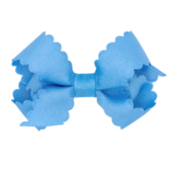 Wee Ones Wee Ones Mini Copen Scallop Edge Bow