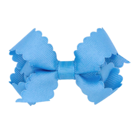 Wee Ones Wee Ones Mini Copen Scallop Edge Bow