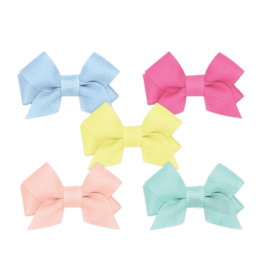 Wee Ones Wee Ones 5pk Tiny Bows Millennium Blue Multi Pack