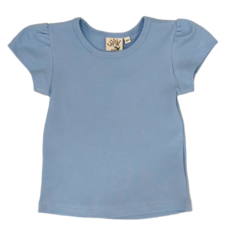 Luigi Luigi Cap Sleeve T-Shirt - Sky Blue