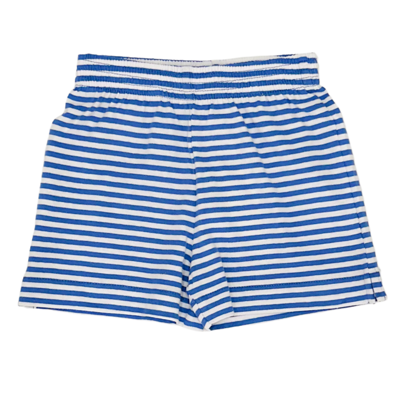 Luigi Luigi Dark Chambray/White Stripe Jersey Shorts