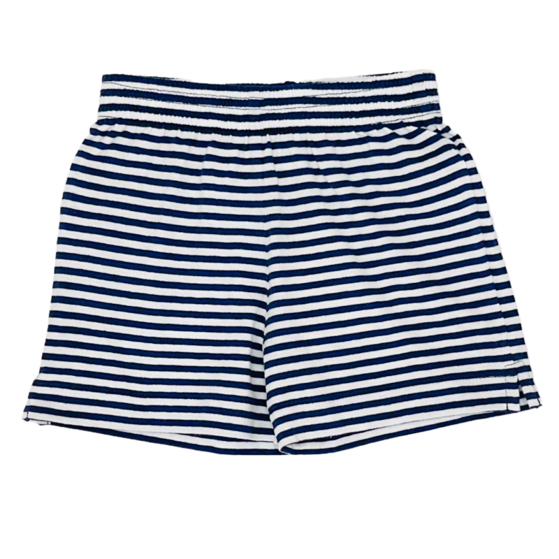 Luigi Luigi Dark Royal/ White Stripe Jersey Shorts