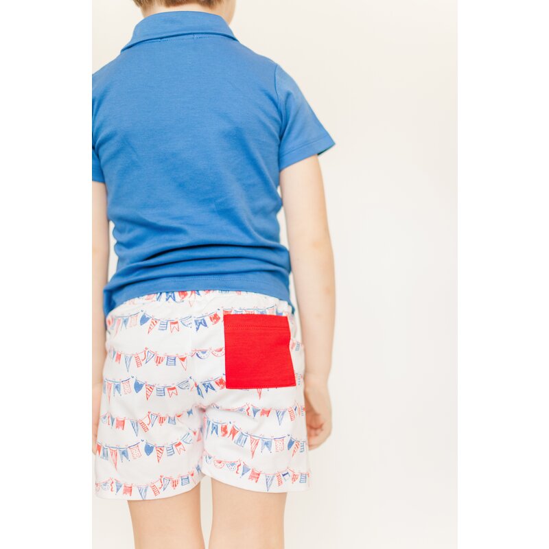 The Proper Peony The Proper Peony Boy Shorts - Old Glory