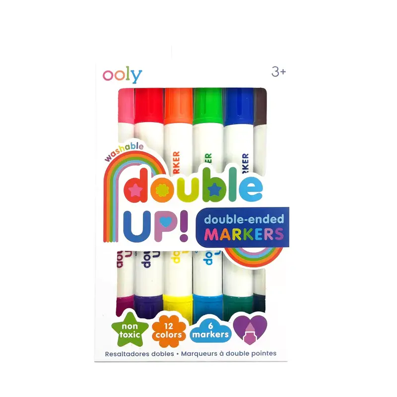 Ooly Ooly Double Up! Double-Ended Markers - Set of 6