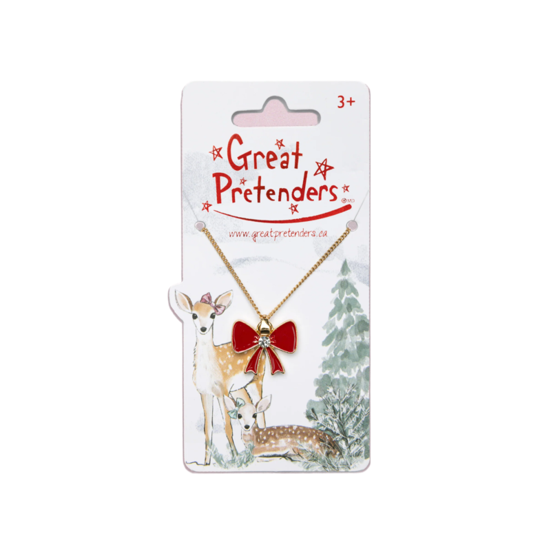 Great Pretenders Great Pretenders Holiday Bow Necklace