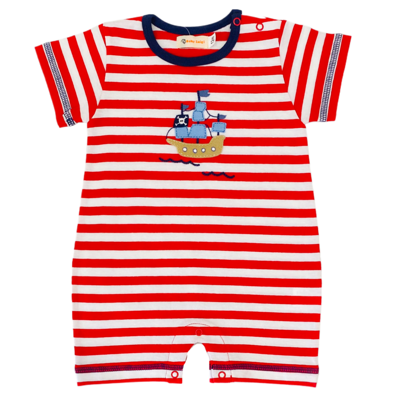 Luigi Luigi Pirate Ship Romper