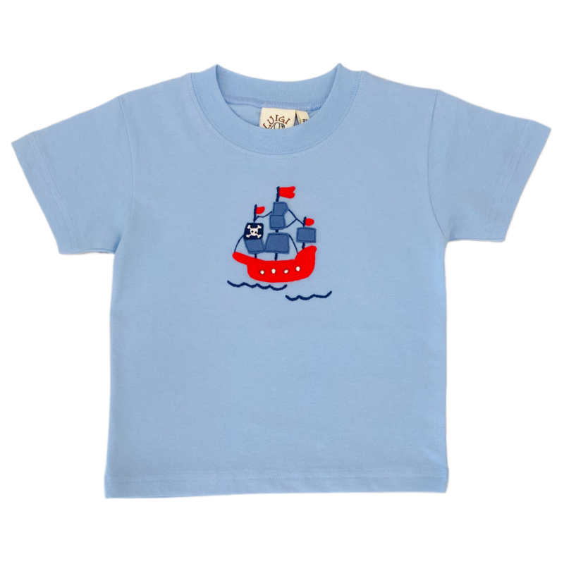 Luigi Luigi Pirate Ship T-Shirt
