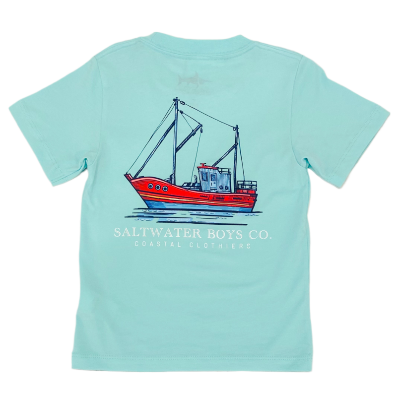 Saltwater Boys Co. Saltwater Boys Co. Shrimp Boat Pocket Tee