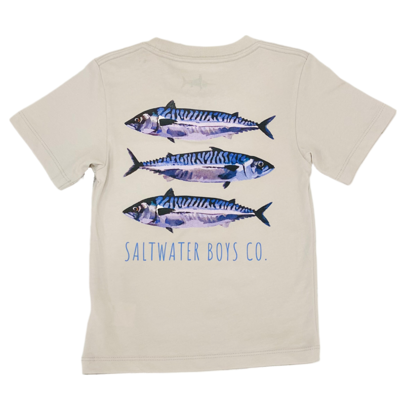 Saltwater Boys Co. Saltwater Boys Co. Spanish Mackerel Pocket Tee