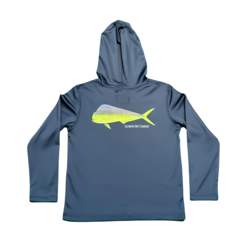 Saltwater Boys Co. Saltwater Boys Co. Navy Perdido Performance Hoodie