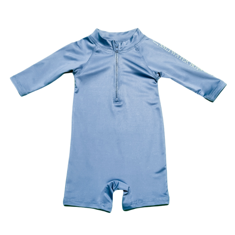 Saltwater Boys Co. Saltwater Boys Co. Blue Tybee  Rashguard Romper