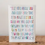 Chelsea McShane Art Numbers 6:24 Pink Acrylic Block