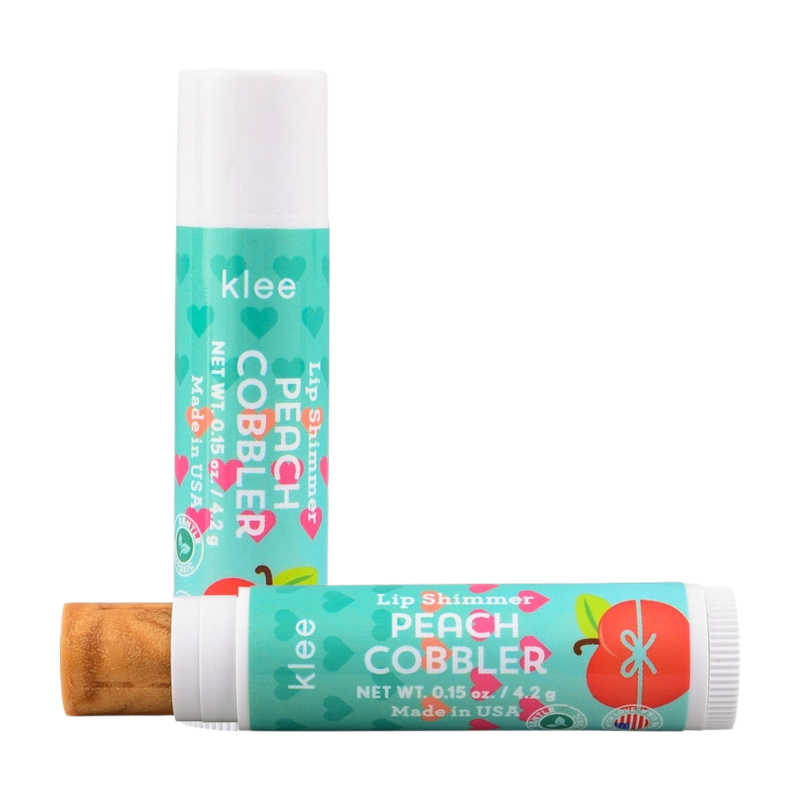 Klee Kids Lip Shimmer - Peach Cobbler