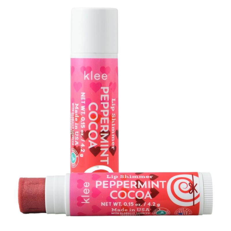 Klee Kids Lip Shimmer - Peppermint Cocoa