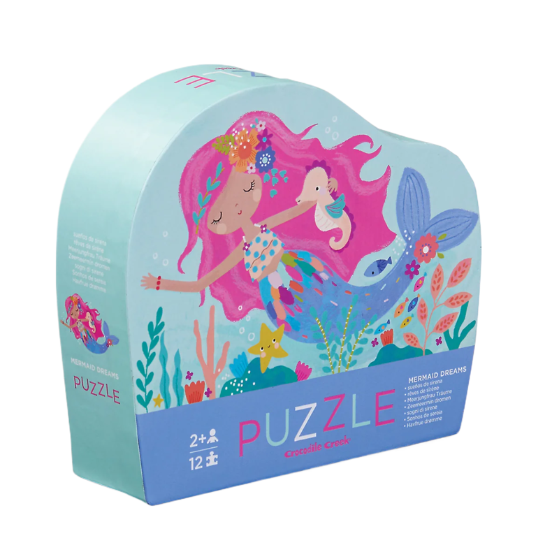 Crocodile Creek 12pc Mini Puzzle - Mermaid Dreams