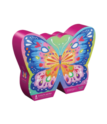 Crocodile Creek 36pc Puzzle - Butterfly Garden