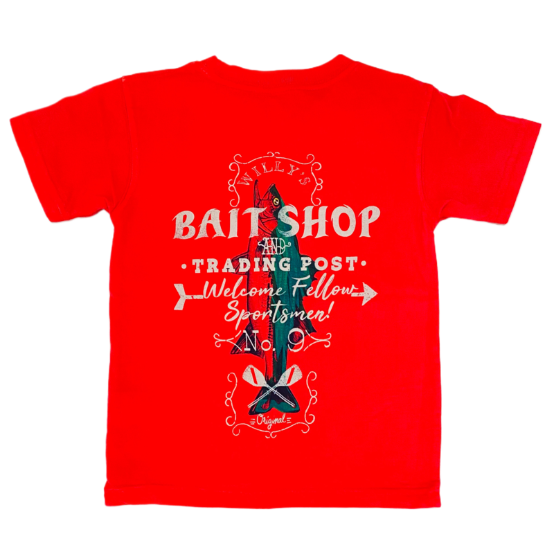 Wes and Willy Bait Shop Cherry Tee