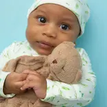 Angel Dear Angel Dear Lovie Blankie - Brown Bear