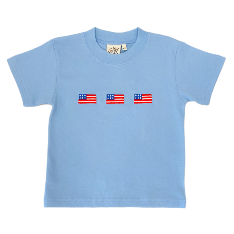 Luigi Luigi American Flag T-Shirt