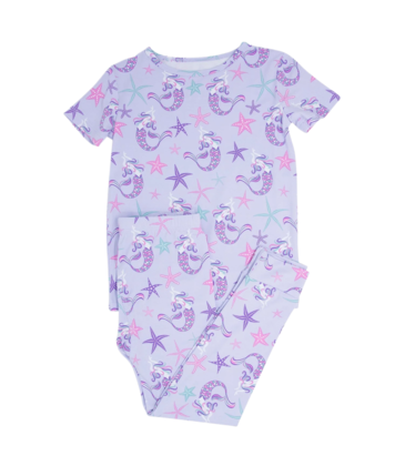 Girl's Underwear - Mermaid Purple from Sweet Bamboo