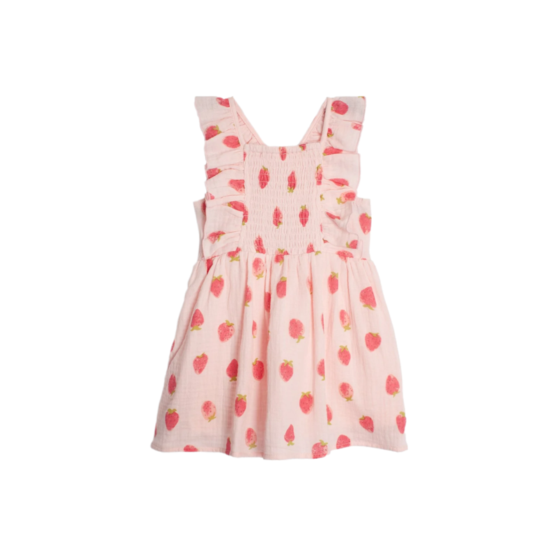 Mabel and Honey Mabel and Honey Berrylicious Cotton Gauze Dress
