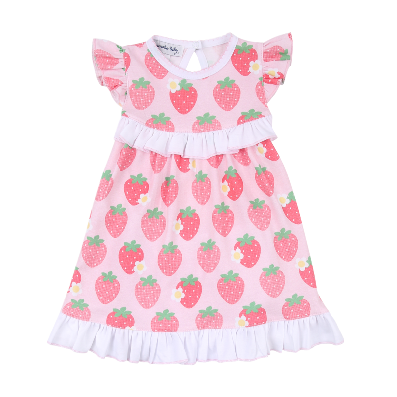 Magnolia Baby Magnolia Baby Berry Sweet Printed Flutters Dress