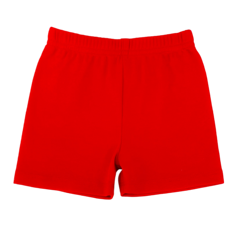 Zuccini Zuccini Red Knit Leo Shorts