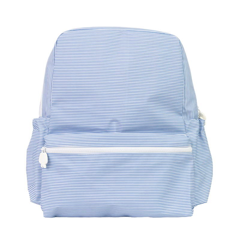 Apple of My Isla Apple of My Isla The Backpack - Large/Navy Mini Stripe