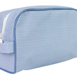 Apple of My Isla Apple of My Isla The Dopp Kit - Navy Mini Stripe