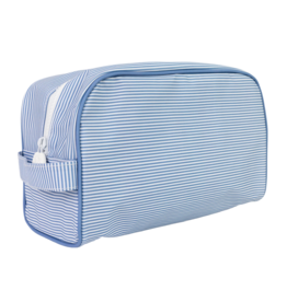 Apple of My Isla Apple of My Isla The Dopp Kit - Navy Mini Stripe