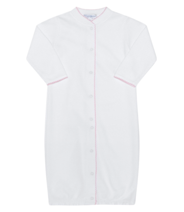 Nella Pima Nella Pima Pink Picot Trim Converter Gown