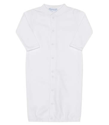 Nella Pima Nella Pima White Picot Trim Converter Gown