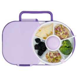 GöBe Kids GöBe Kids Grape Purple Lunchbox with Snack Spinner