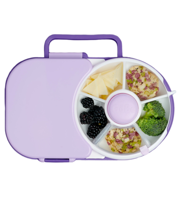 GöBe Kids GöBe Kids Grape Purple Lunchbox with Snack Spinner