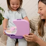 GöBe Kids GöBe Kids Grape Purple Lunchbox with Snack Spinner