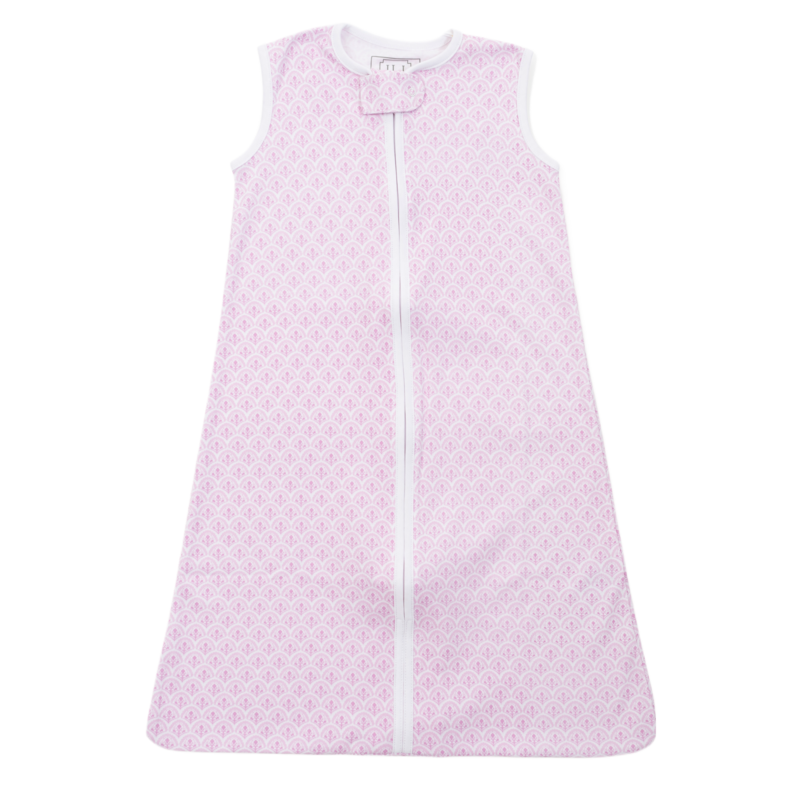 Lila + Hayes Lila + Hayes Wearable Blanket - Scalloped In Pink