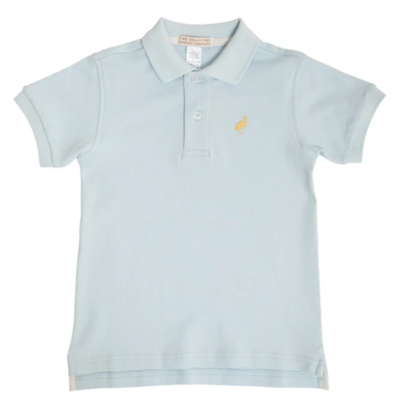 The Beaufort Bonnet Company TBBC Prim & Proper Polo - Buckhead Blue/Yellow