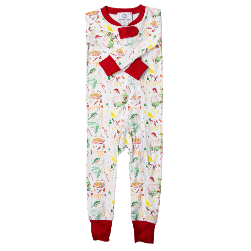 The Proper Peony The Proper Peony Sugarplum Zipper PJ